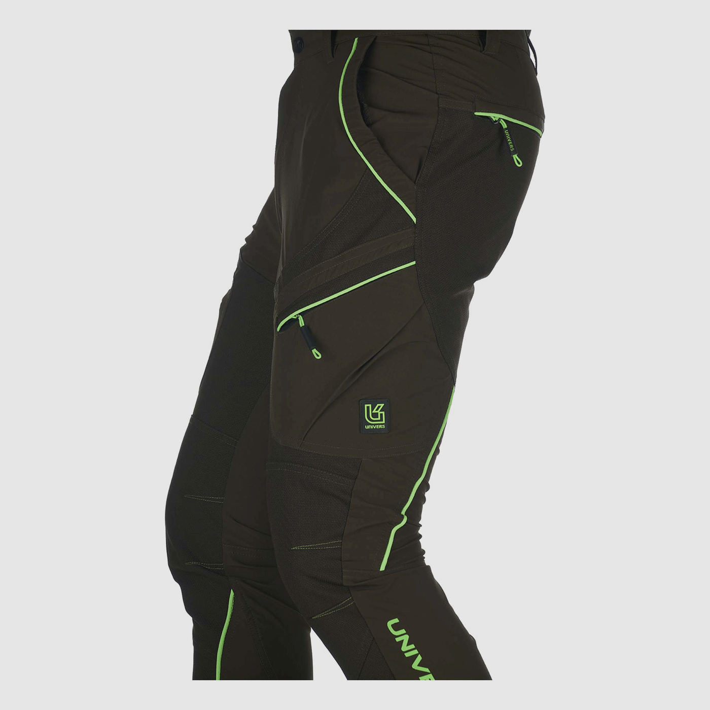 HOSEN – HERREN – UNIVERS – ALPI 4-WAY STRETCH GRÜN/FLUO, Bild 5 von 6