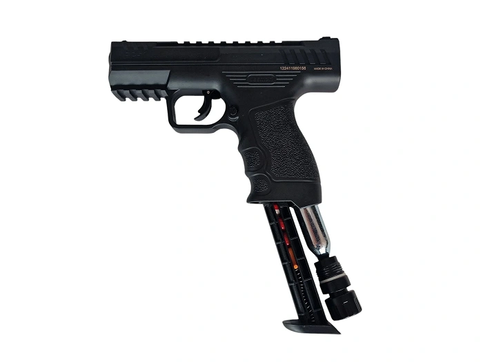 2x Pistola para bolas de goma y pimienta BEEMAN Protect BP50 Combo cal. .50, 8 disparos CO2-12g (BP50C), imagen 21 de 84
