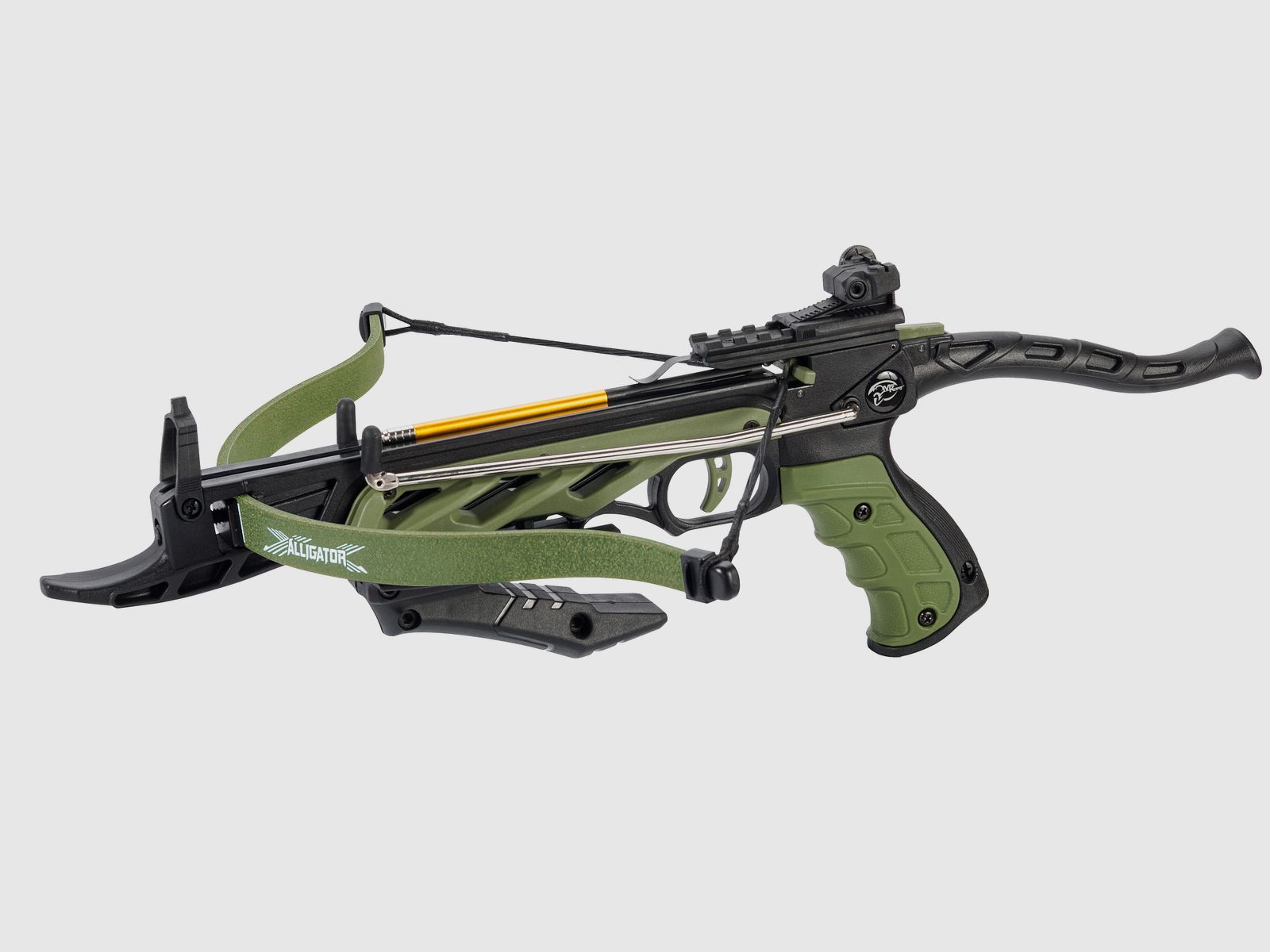 Pistolenarmbrust mit Knickspannmechanismus