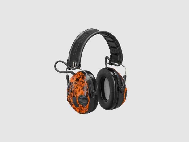 SportTac Digital Camo 3M - orangene Wechselschalen