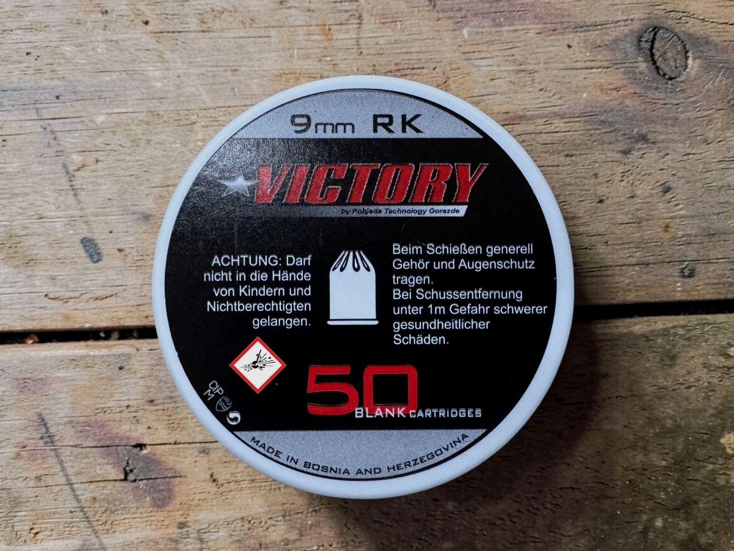 Victory Platzpatronen 9mm R Knall