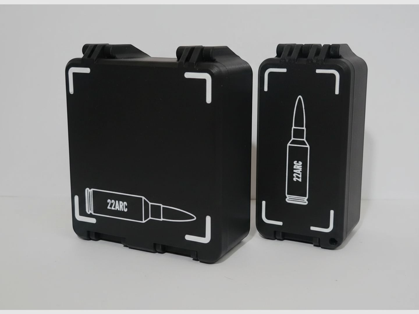 Filamelt Munitionsbox / 22 ARC / 'Klapp- / Rastdeckel' / Patronenbox, Ammo Box