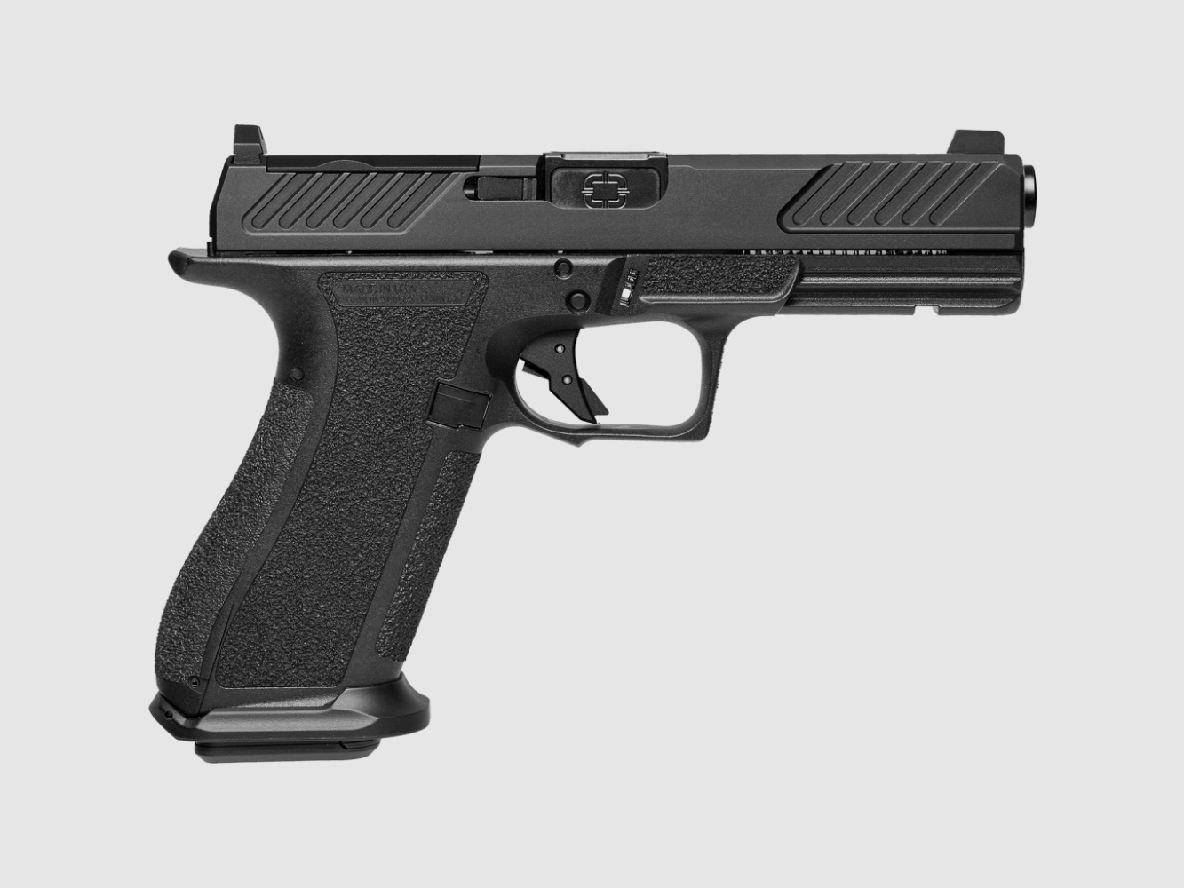 Pistola Shadow Systems DR920 Combat OR, 9mm Luger, Canne Flute da 4.5" Nera, 17+1