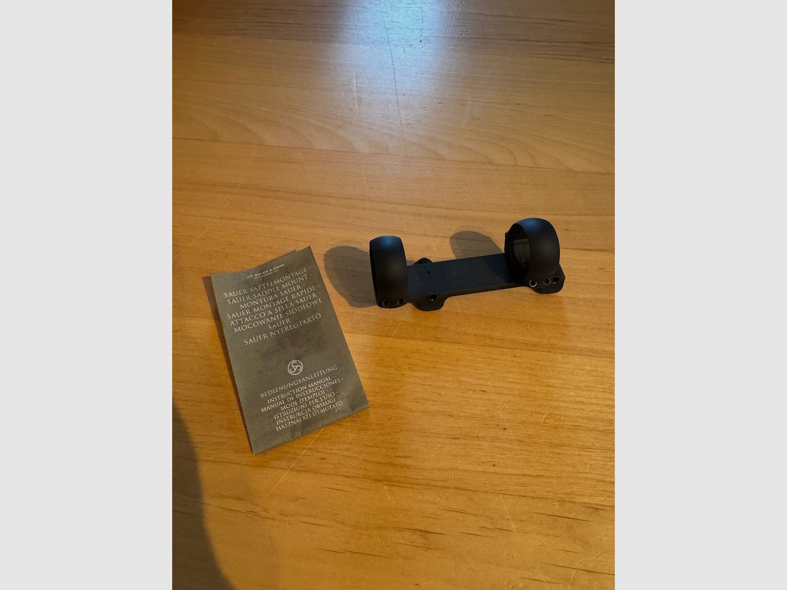 Sauer/Blaser Sattelmontage mit 30mm Ringen