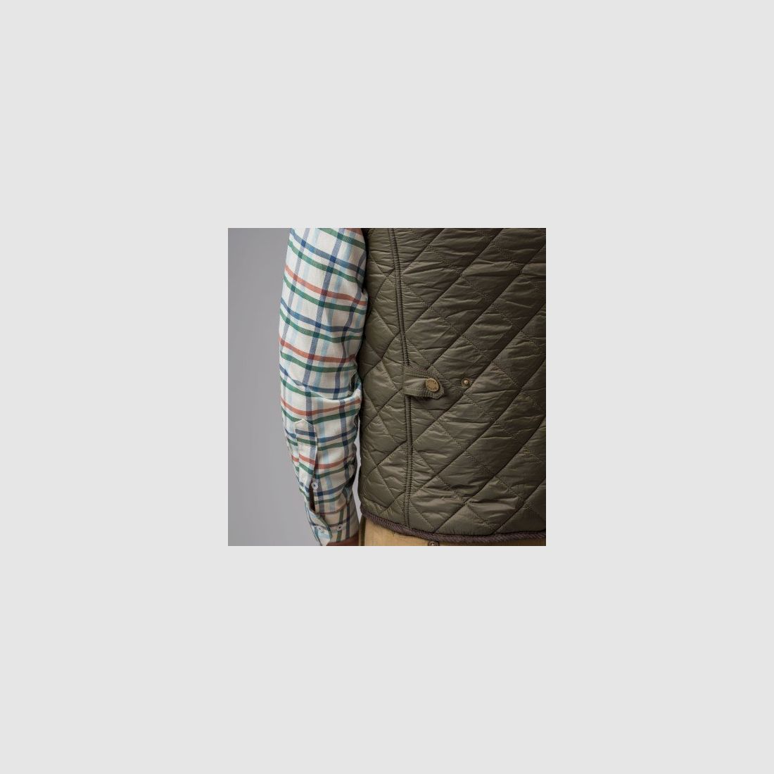 Groene Melton-vest, afbeelding 4 van 4