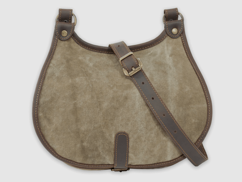 Universaljagdtasche Leder/Canvas – Klein