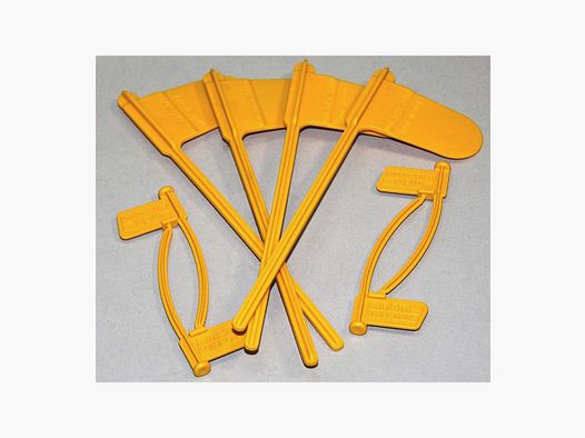MTM - Bandiera per pistola e fucile, unisex, colore giallo CFP, taglia unica
