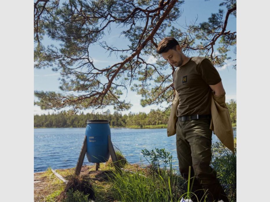 Härkila H-T-Shirt Gorm Kurzarm | shadow brown, Bild 7 von 8