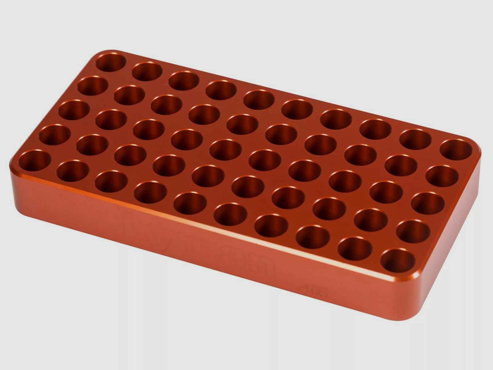 Lyman aluminum loading block .485 diameter for 50 cases