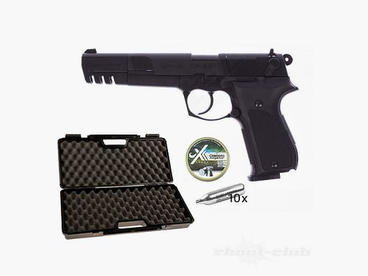 Walther CP88 Competition CO2 Pistole 4,5mm Diabolos - Koffer-Set