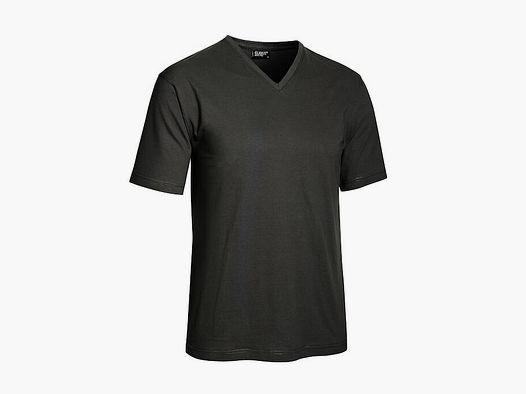 Clique T-shirt a scollo a V Uomo Nero