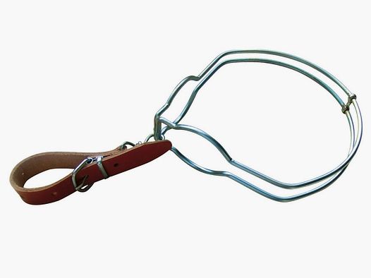 Leather and round steel gun sling with cleaning port