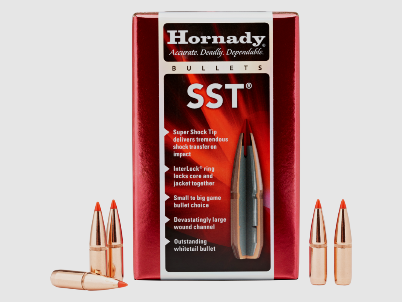 .308 Geschosse Hornady SST 180 gr VE100