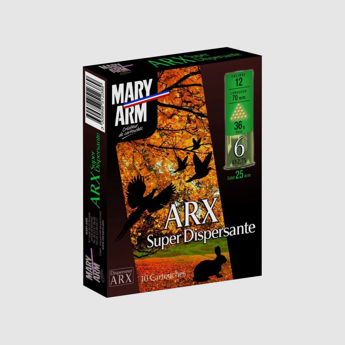 JAGDPATRONE MARY ARM ARX SUPER DISPERSIV 36 – KALIBER 12, Bild 1 von 2