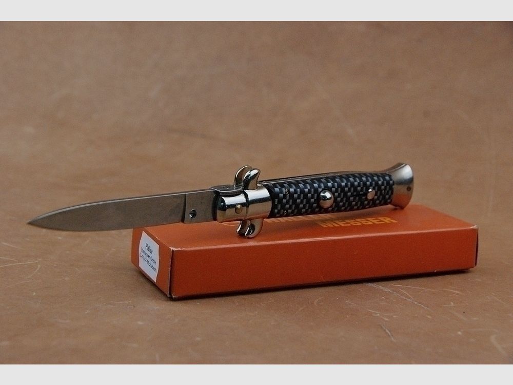 Springmes met carbonlook zware uitvoering