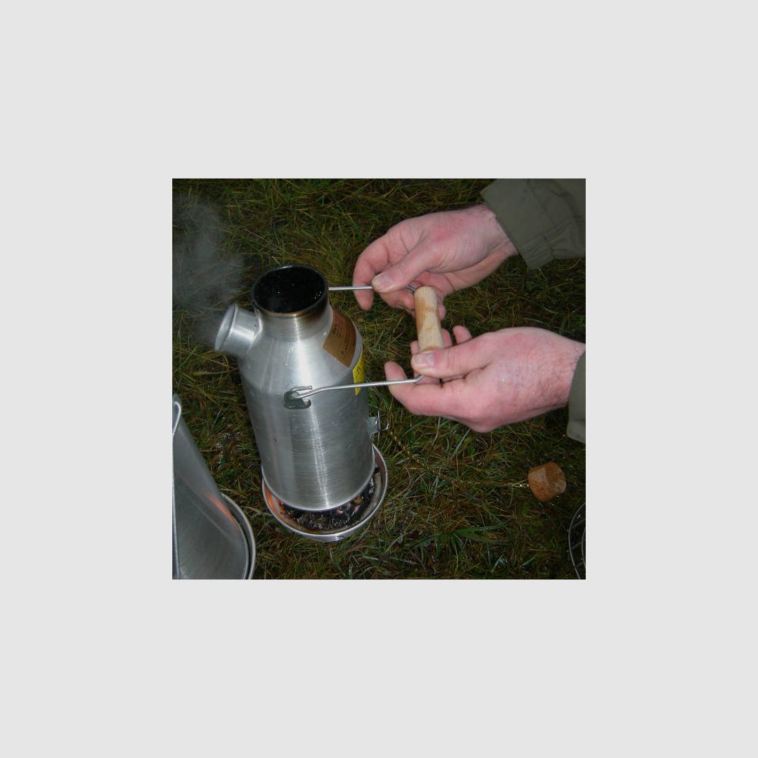 Kelly Kettle Base Camp - Edelstahl