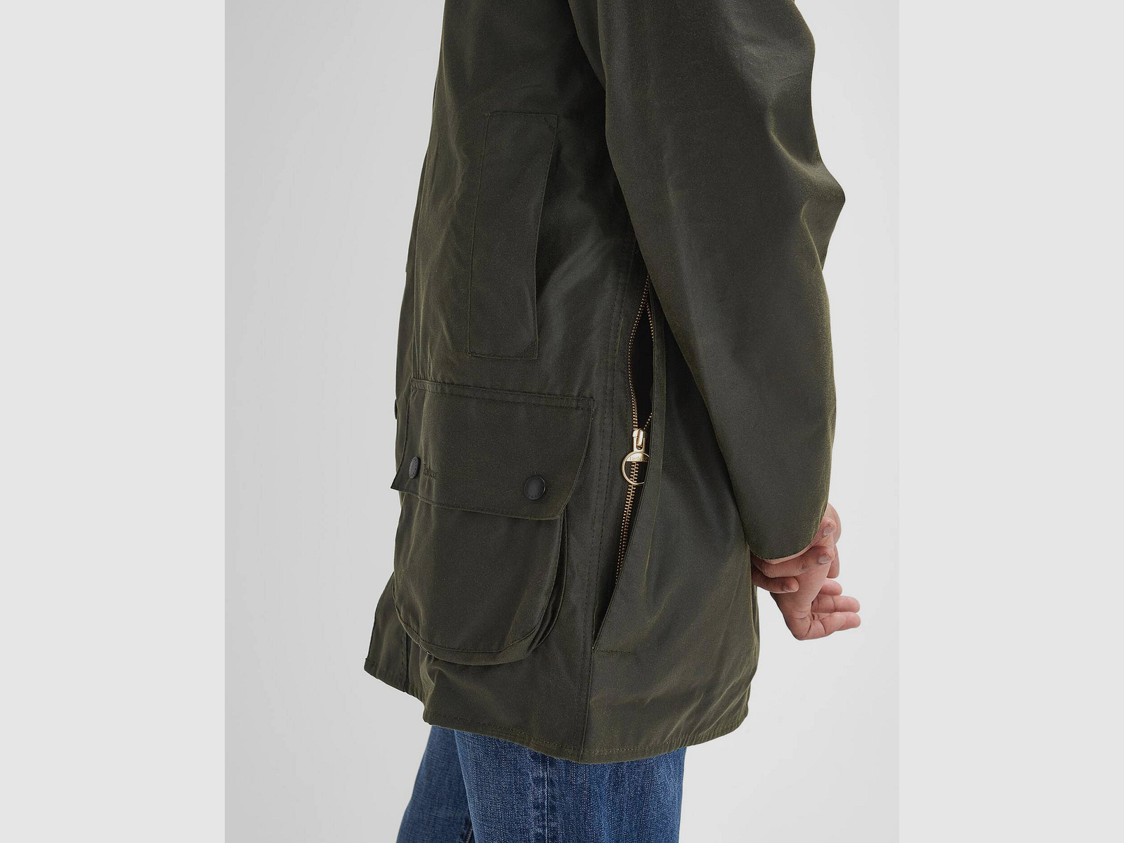 Chaqueta de cera Barbour Beaufort archivo oliva