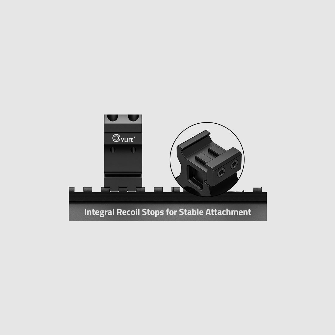 1 Inch / Zoll  Zielfernrohr Montage Scope Ringe |High Profile / Hohes Profil  | Picatinny Schiene Mount | Aluminium | NEU