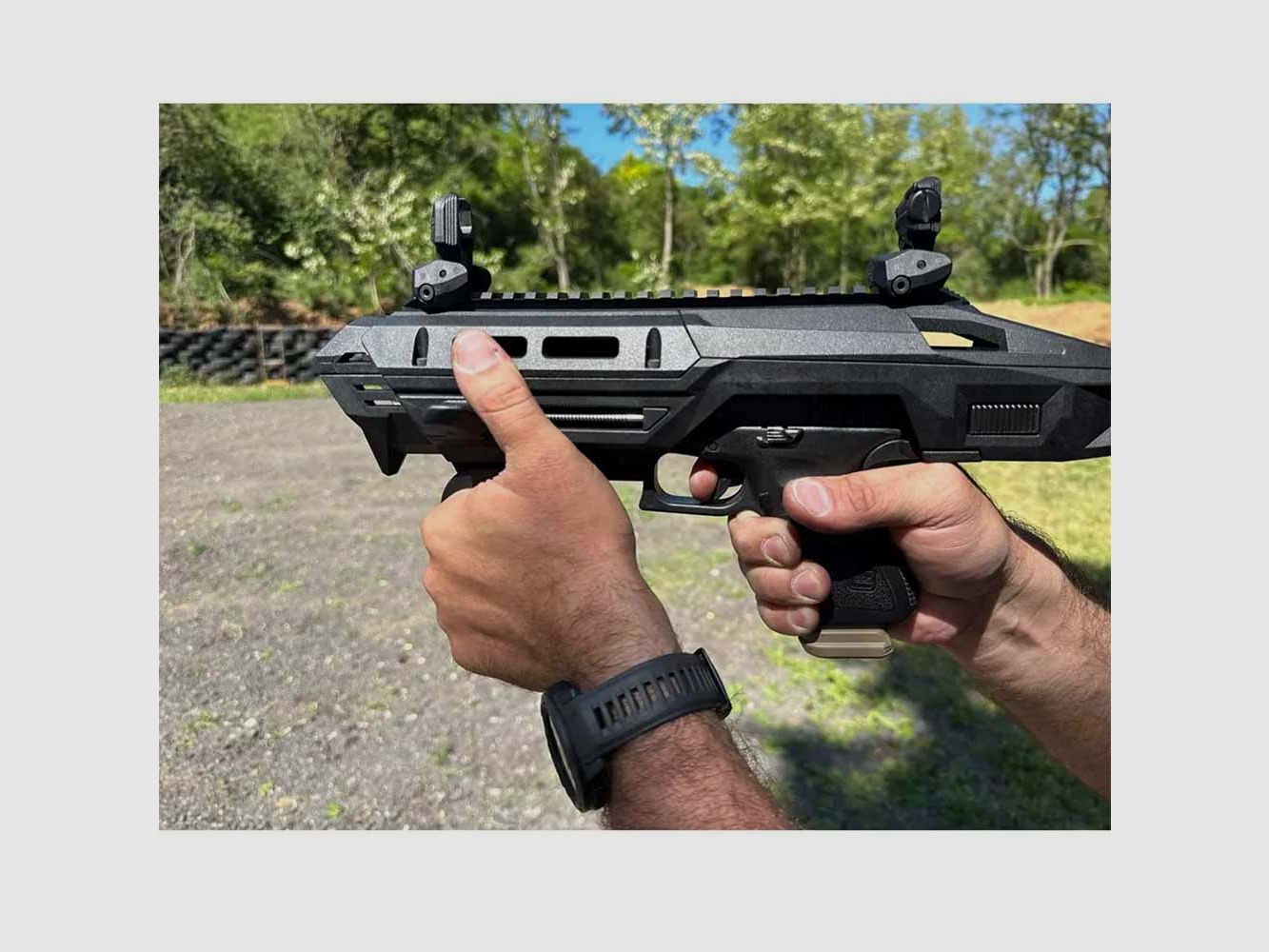 FAB DEFENSE KPOS AMP PRO GLOCK 17/19 & PDP & PDP 4.6 NOIR