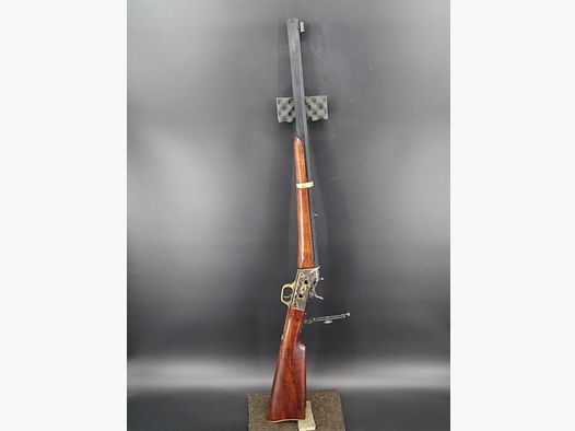 Pedersoli Rolling Block Achtkanntlauf 28mm Kaliber .45-70 Diopter Rolling Block mit Diopter