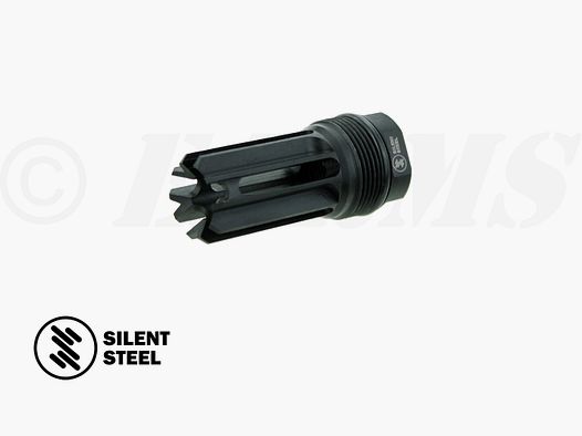 SILENT STEEL 5-PRONG QD Flash Hider M24x1,5
