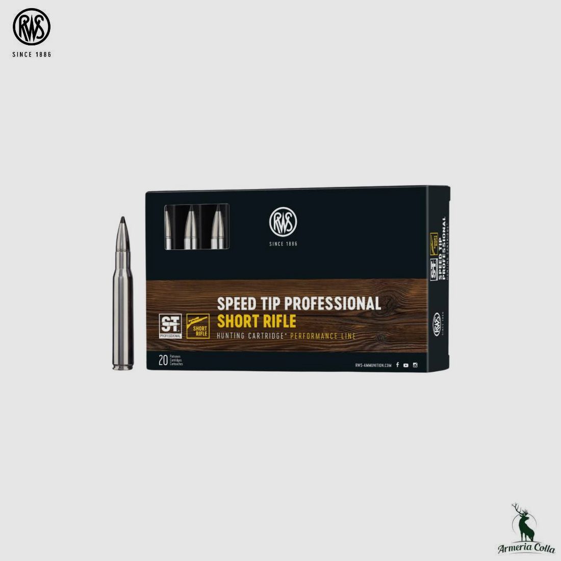 Rws Munitionen Speed Tip Professional Short Kal. .308 Win. 165gr. Art. 2406616