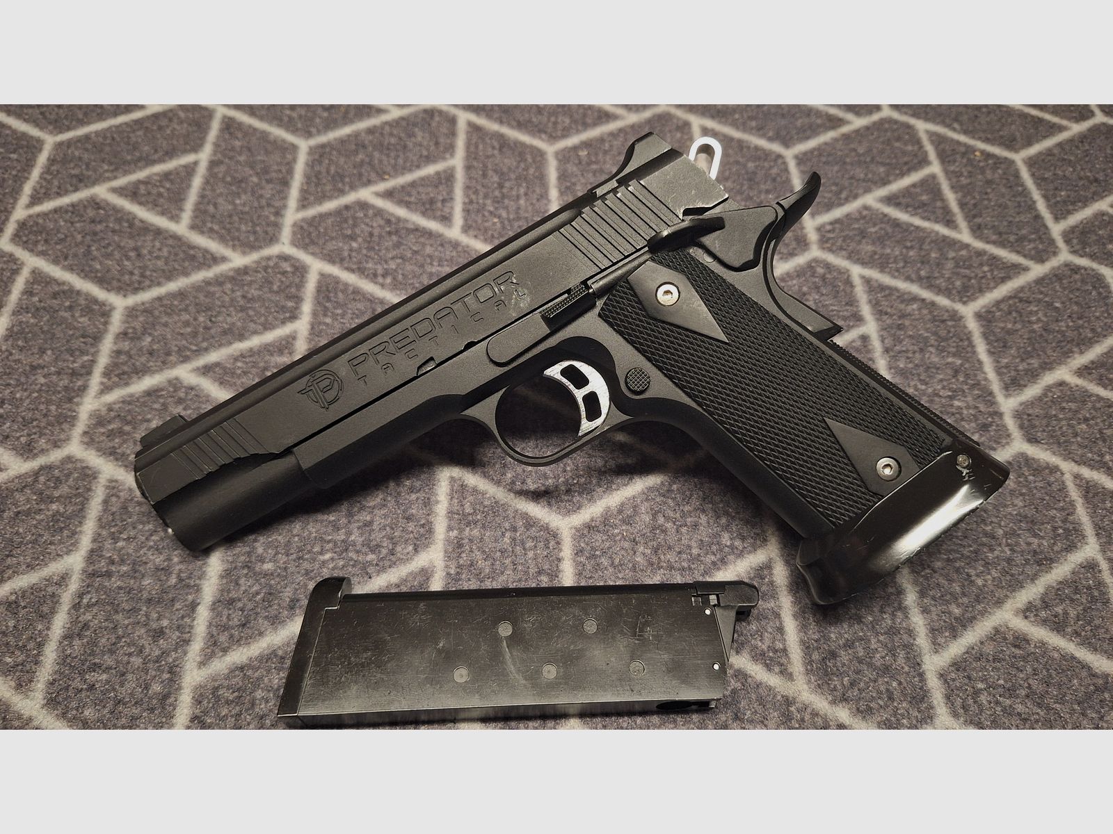 King Arms Predator Tactical Iron Shrike GBB Airsoft Pistol