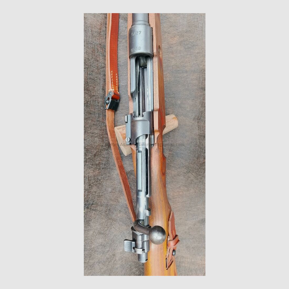 Mauser K98k Código: S/27 Fábrica de Máquinas de Erfurt