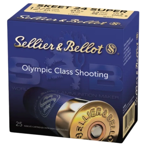 Munizioni Sellier & Bellot 12/70 Skeet Super 24G/2mm (V010502) confezione = 25 pezzi. Repubblica Ceca (numero di serie: 6428)