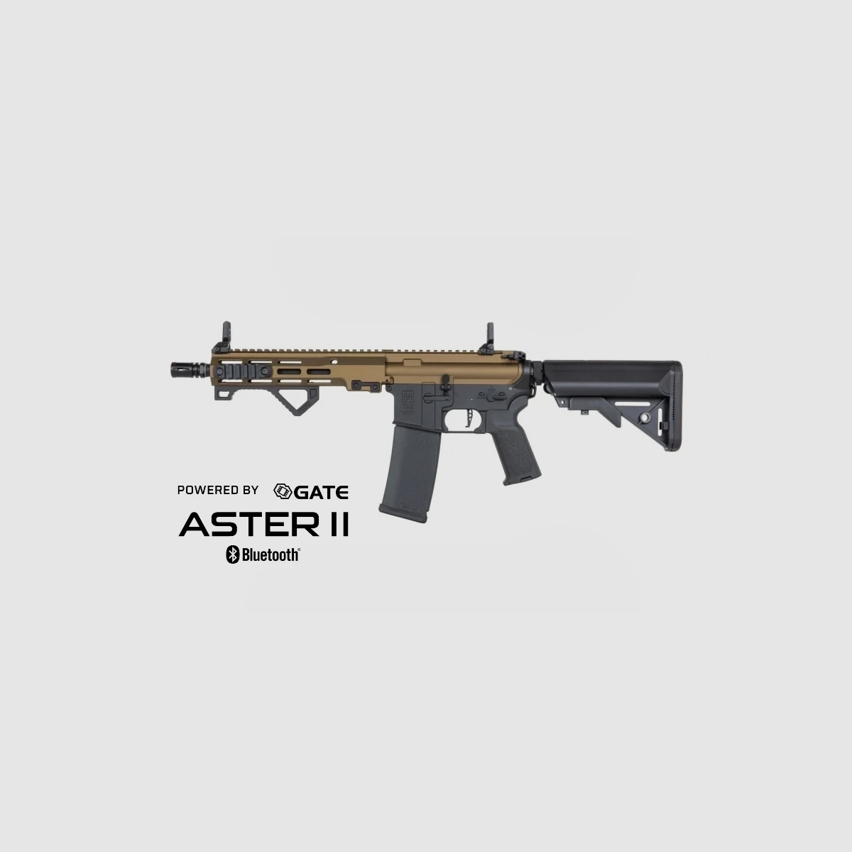 SA M4 CQB M-LOK (SA-P23 PRIME™ Aster II ETU BLDC™) Karabin Airsoft Wolno od 18 – Chaos Bronze -F-