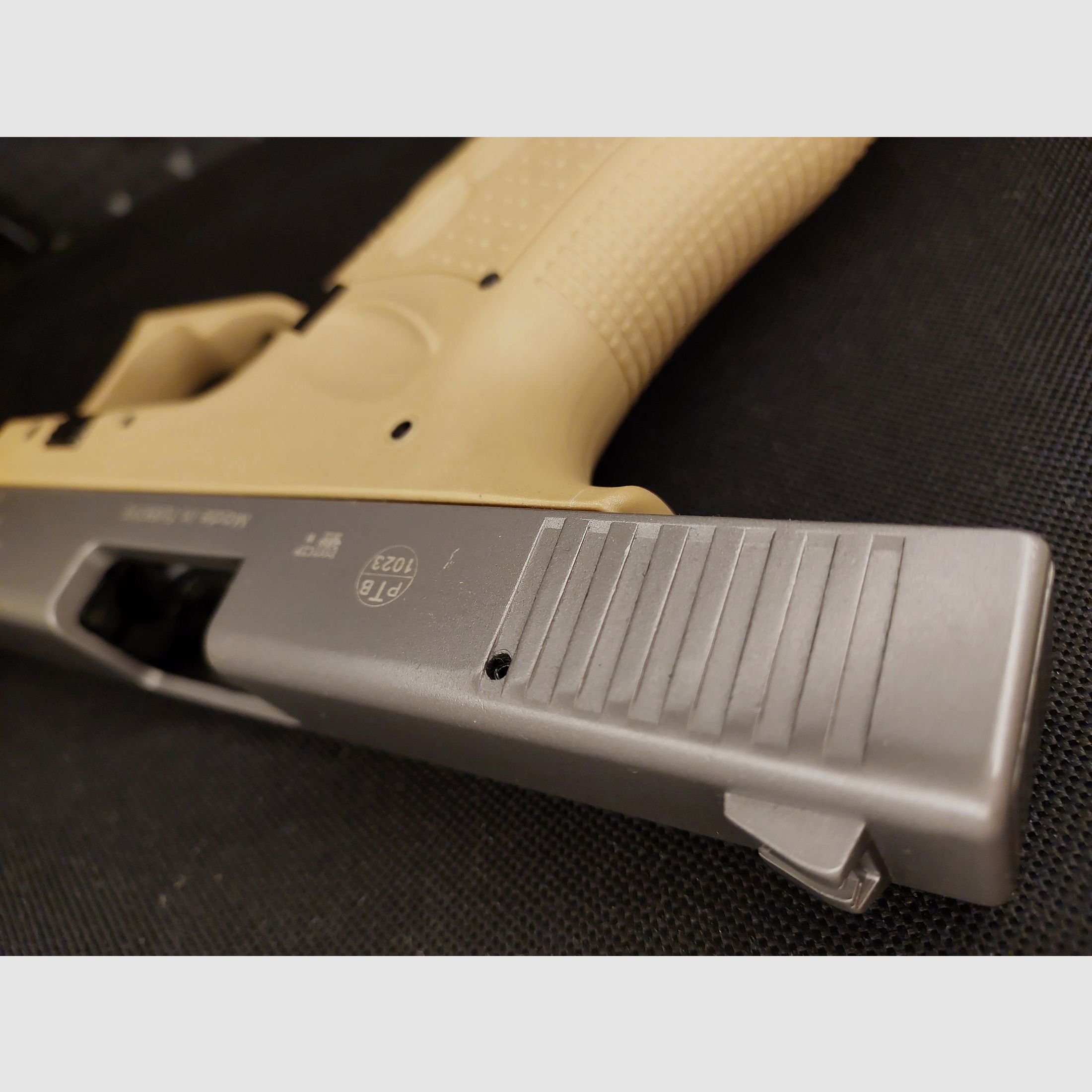 Zoraki 917 pistola de fogueo 9mm P.A.K. desierto TAN TITANSCHLITTEN (PTB 1023)