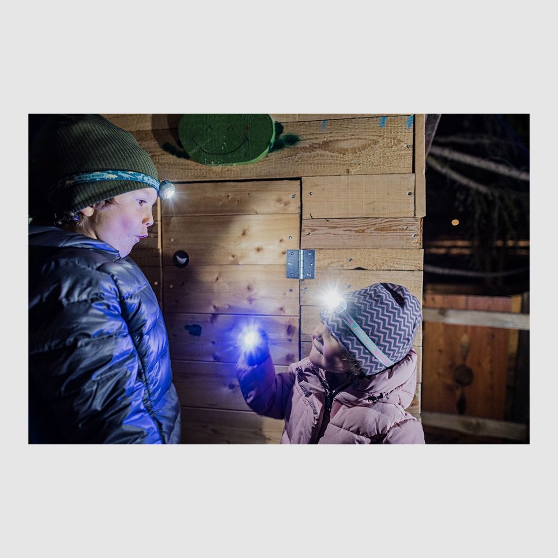 Ledlenser 502535 Lampada frontale per bambini KIDLED4R verde 40 Lumen