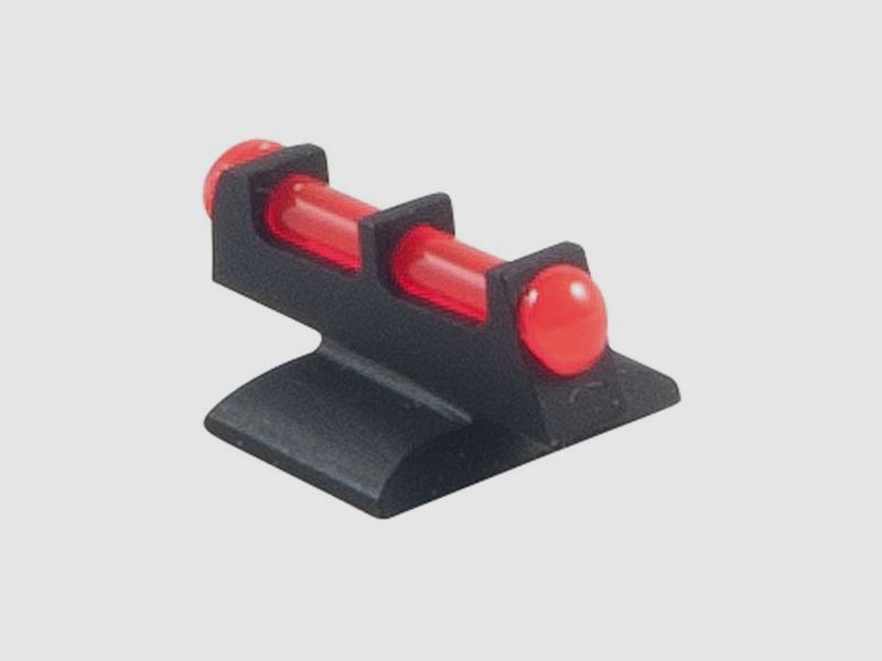 NOVAK FIBER OPTIC MIRINO ANTERIORE, ROSSO, ALTEZZA .190″, ADATTO PER COLT 1911