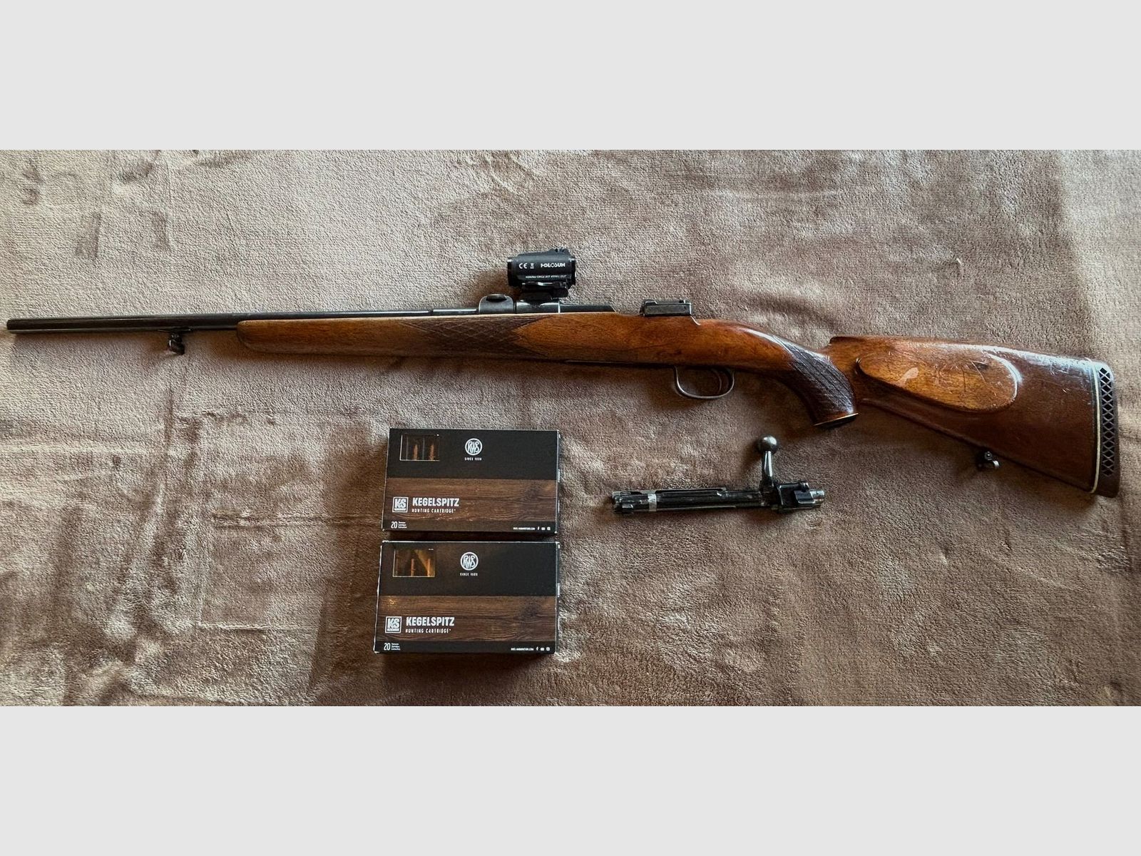 Mauser 98 Drückjagd/Nachsuche 7x64 Aimpoint Holosun Tolle Kombi Rarität!