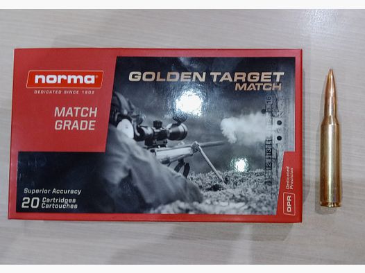 NORMA .338 LAPUA MAG GOLDEN TARGET 16,2g/250GR