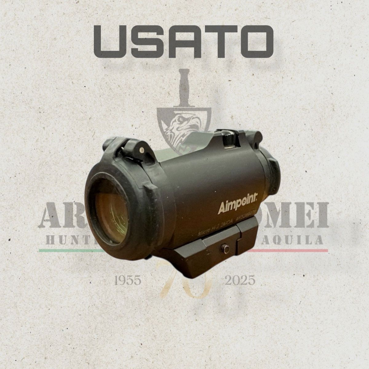 GEBRAUCHT – ROTPUNKT – AIMPOINT – MICRO H-2 MOA-2 ACET MIT MONTAGE FÜR PICATINNY-SCHIENE, Bild 2 von 4