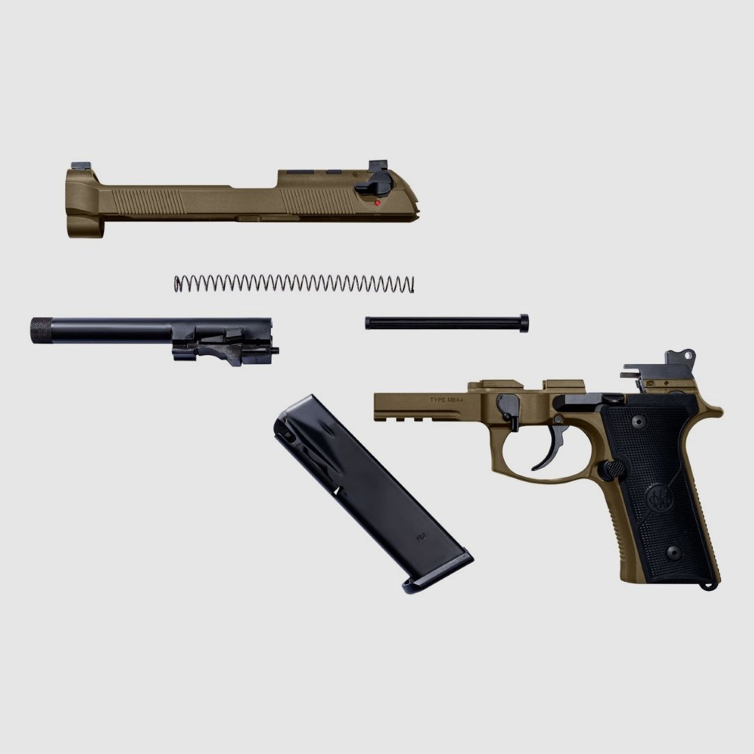 Pistolet Beretta M9A4 Overlanding Nomad Bronze – 9 mm Para, zdjęcie 10 z 10