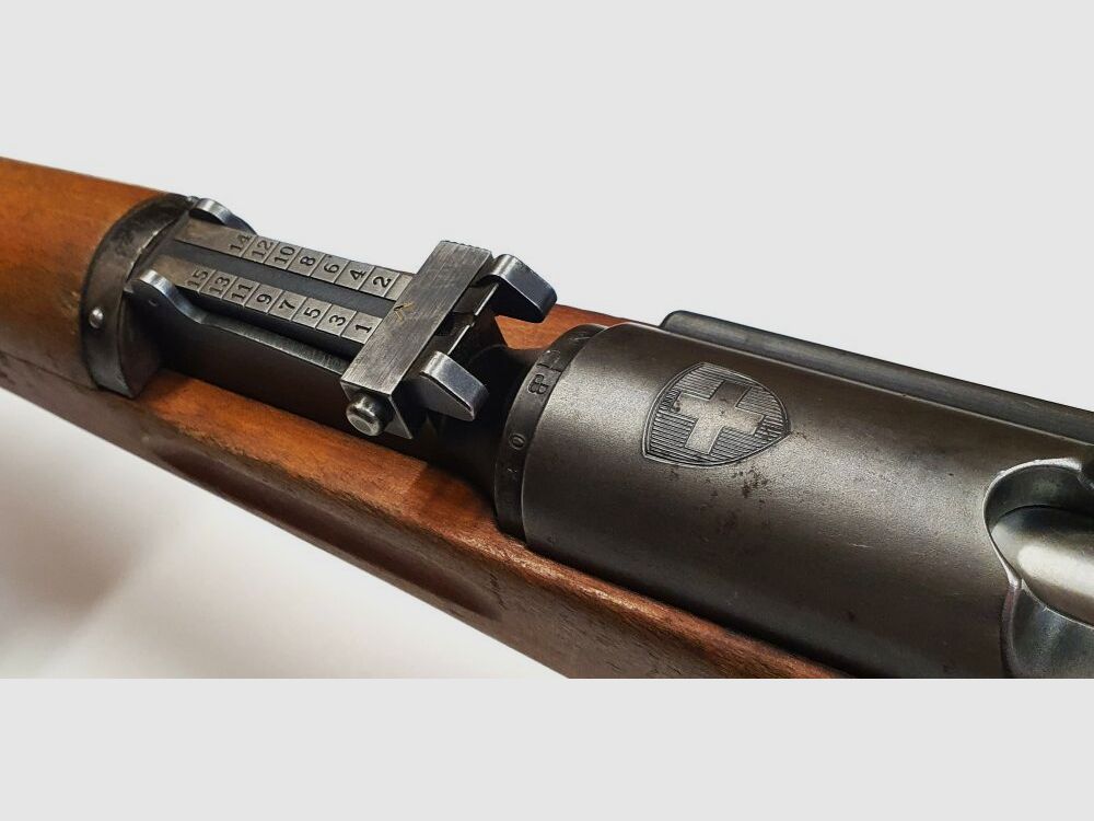 Fabryka broni Bern karabin powtarzalny Fabryka broni Bern Szwajcarski K31 Kaliber 7,5x55 Szwajcarski całkowicie zgodne numery