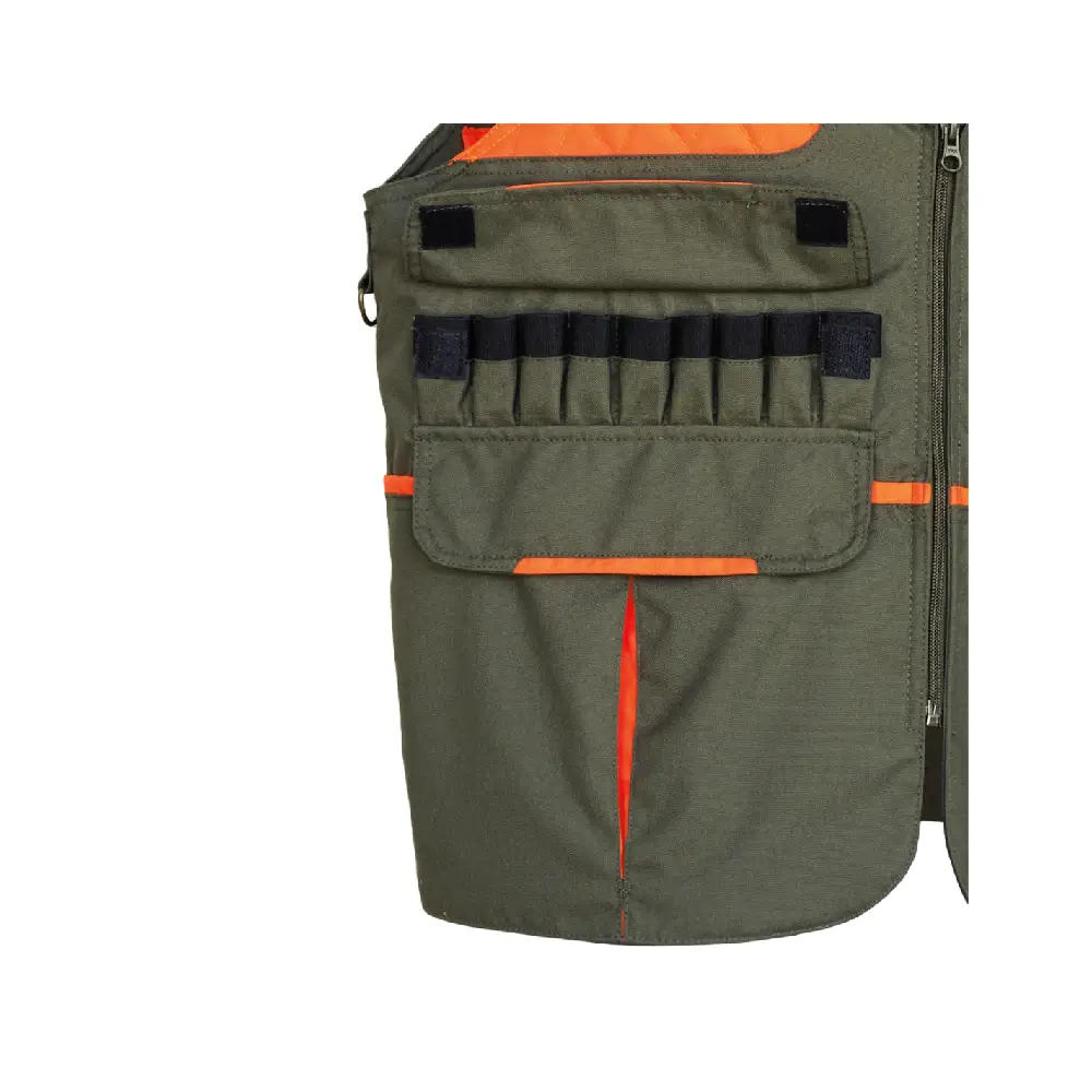 Dubbele Rugzakvest Benisport Iron Khaki/Oranje, afbeelding 3 van 4