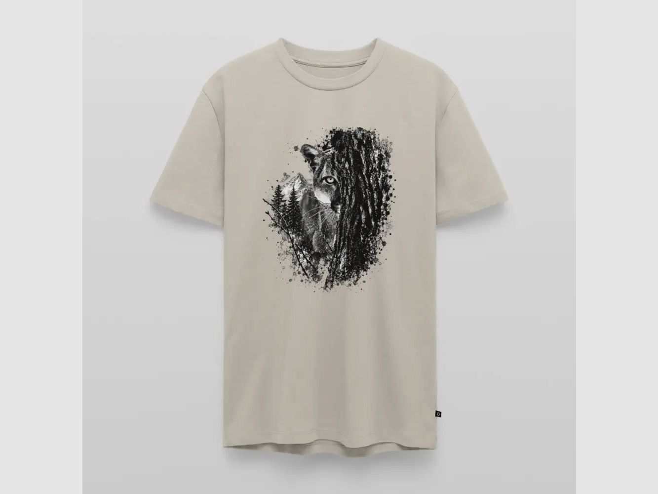 PUMA Men´s Premium T-Shirt „Lauernder Puma"