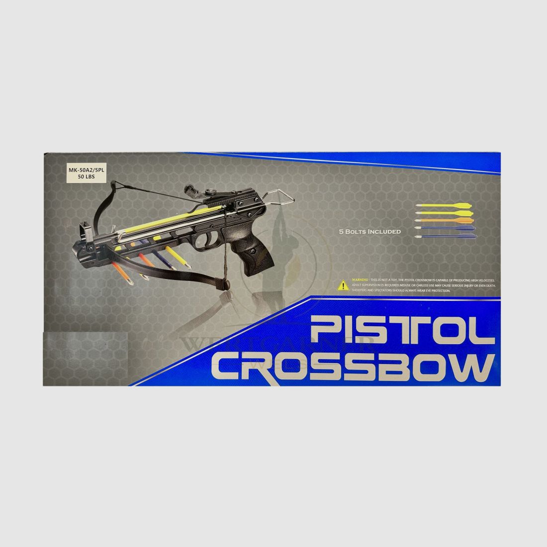 Arbalète à pistolet 50lbs avec support pour flèches, image 2 sur 4