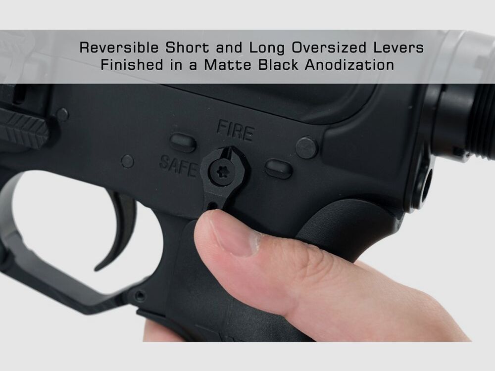 UTG Leapers AR15 Ambidextrous 45/90 Safety Selector - schwarz
