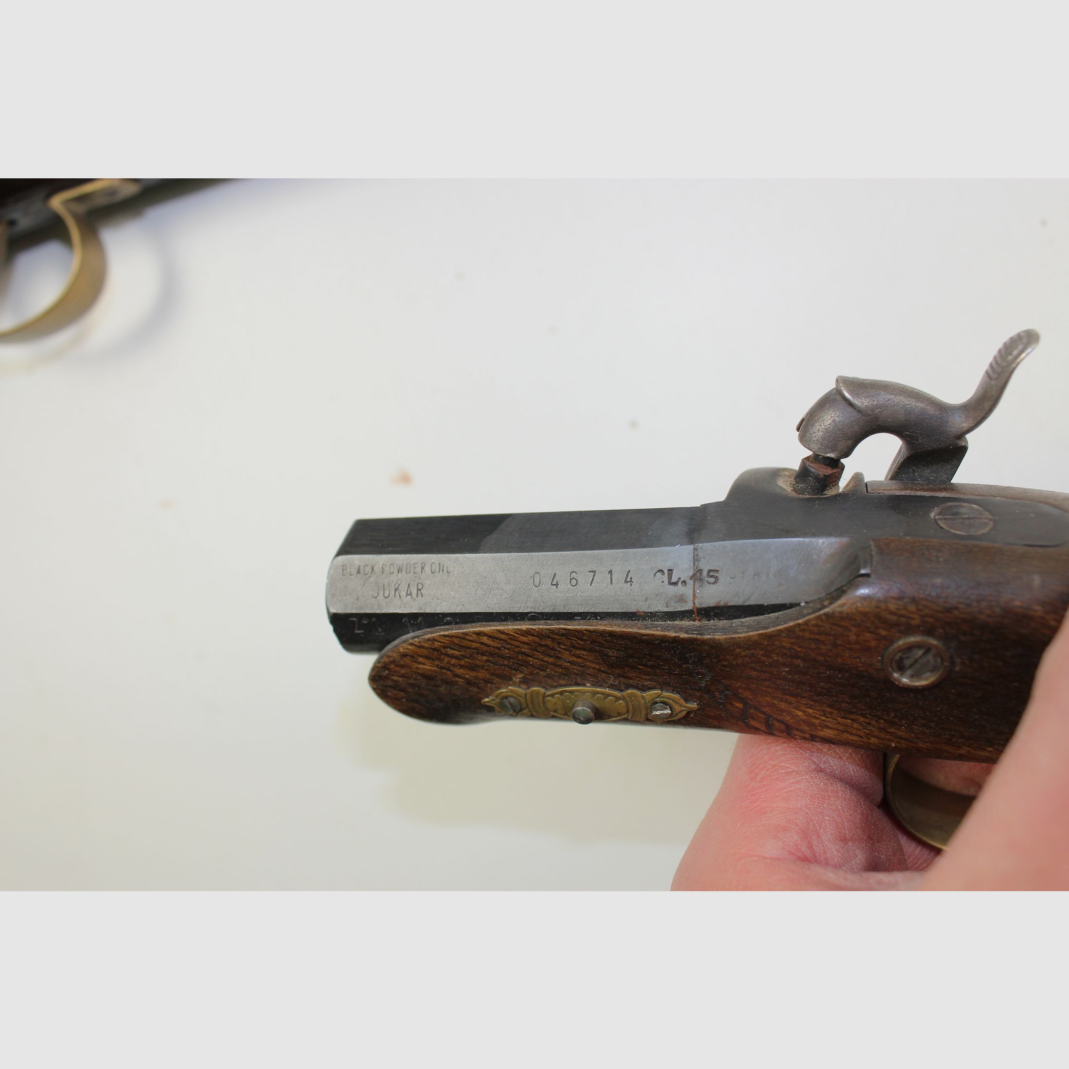 3 piezas Jukar / Dikar España pistolas de avancarga .45