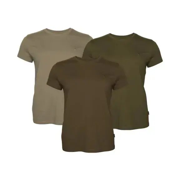 Pack of 3 Pinewood Women's Neutral T-Shirts, image 1 of 6