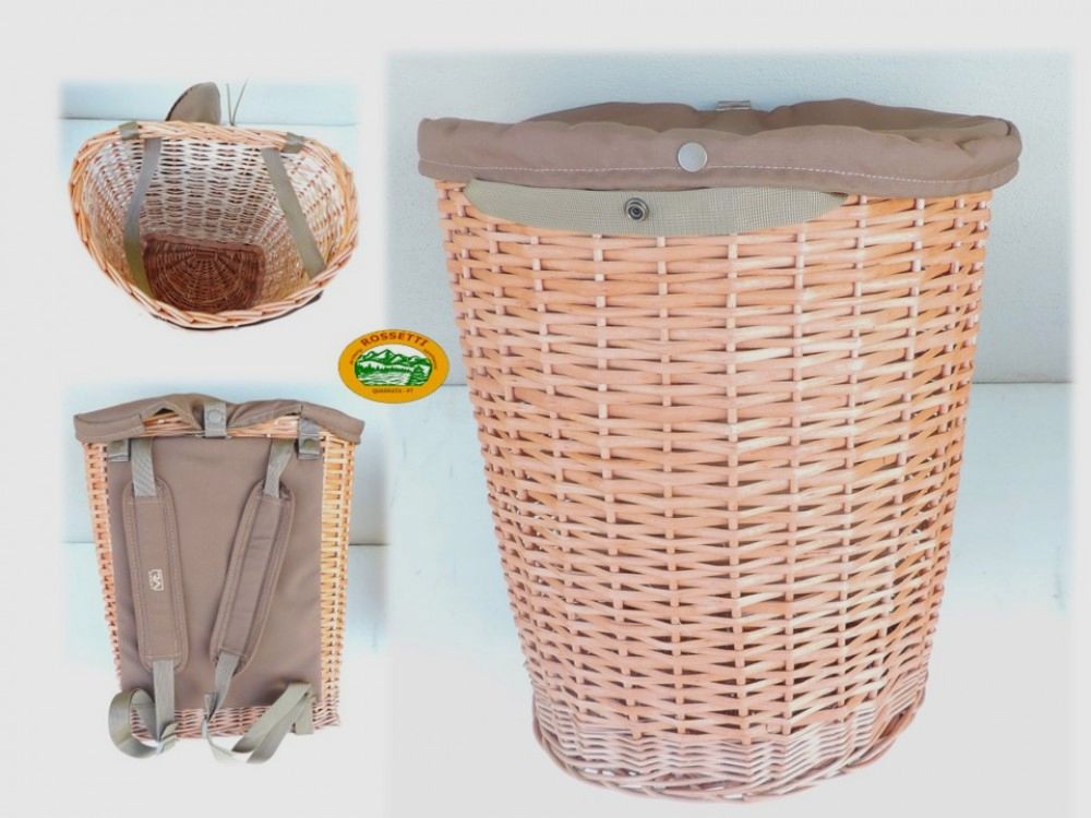 R SPORT large mushroom basket made of natural wicker