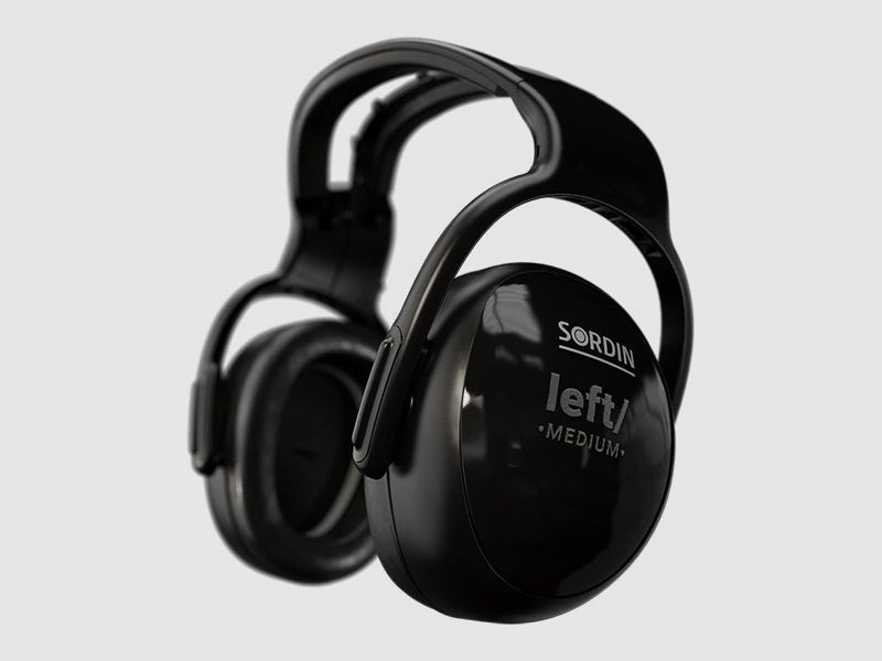 Hearing protection LEFT/RIGHT, Medium, Headband, Black, image 1 of 6