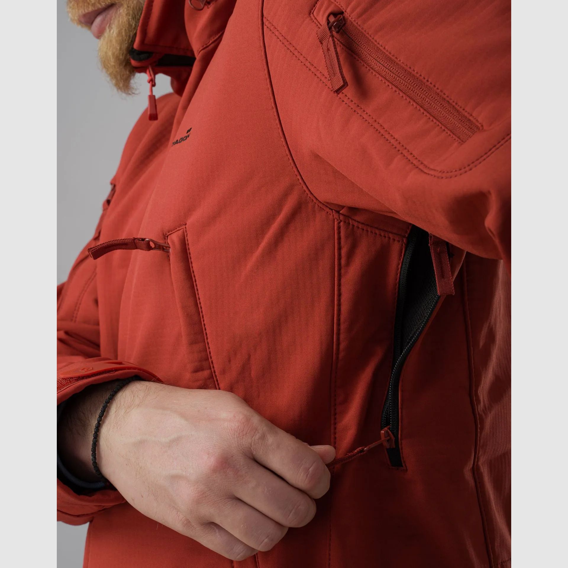 Artaxes Escape Soft Shell Jacket ( Maroon Red) Pentagon, image 4 sur 5