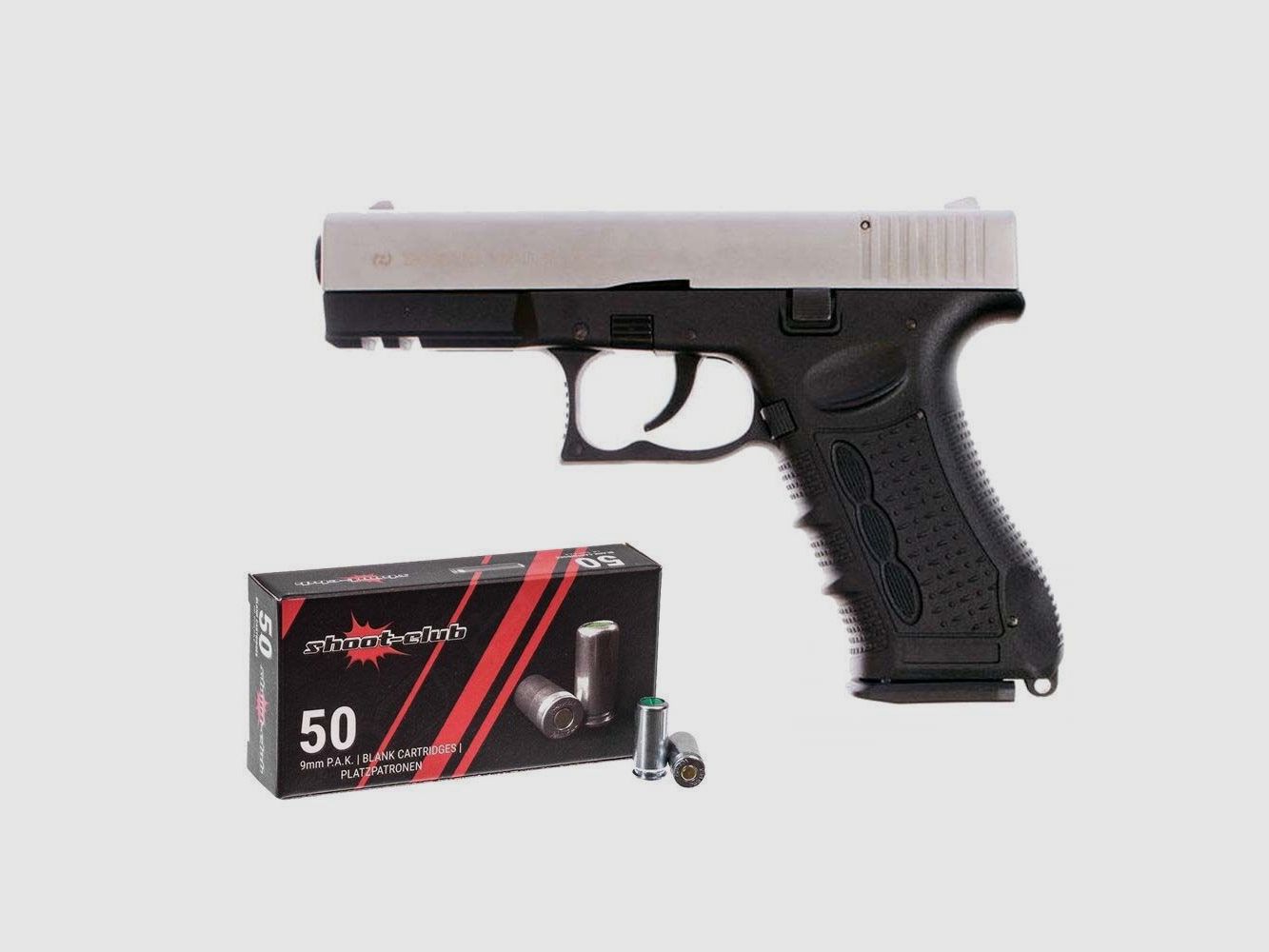 Zoraki Zoraki 917 Cromo Mate incluye 50 disparos de cartuchos de fogueo