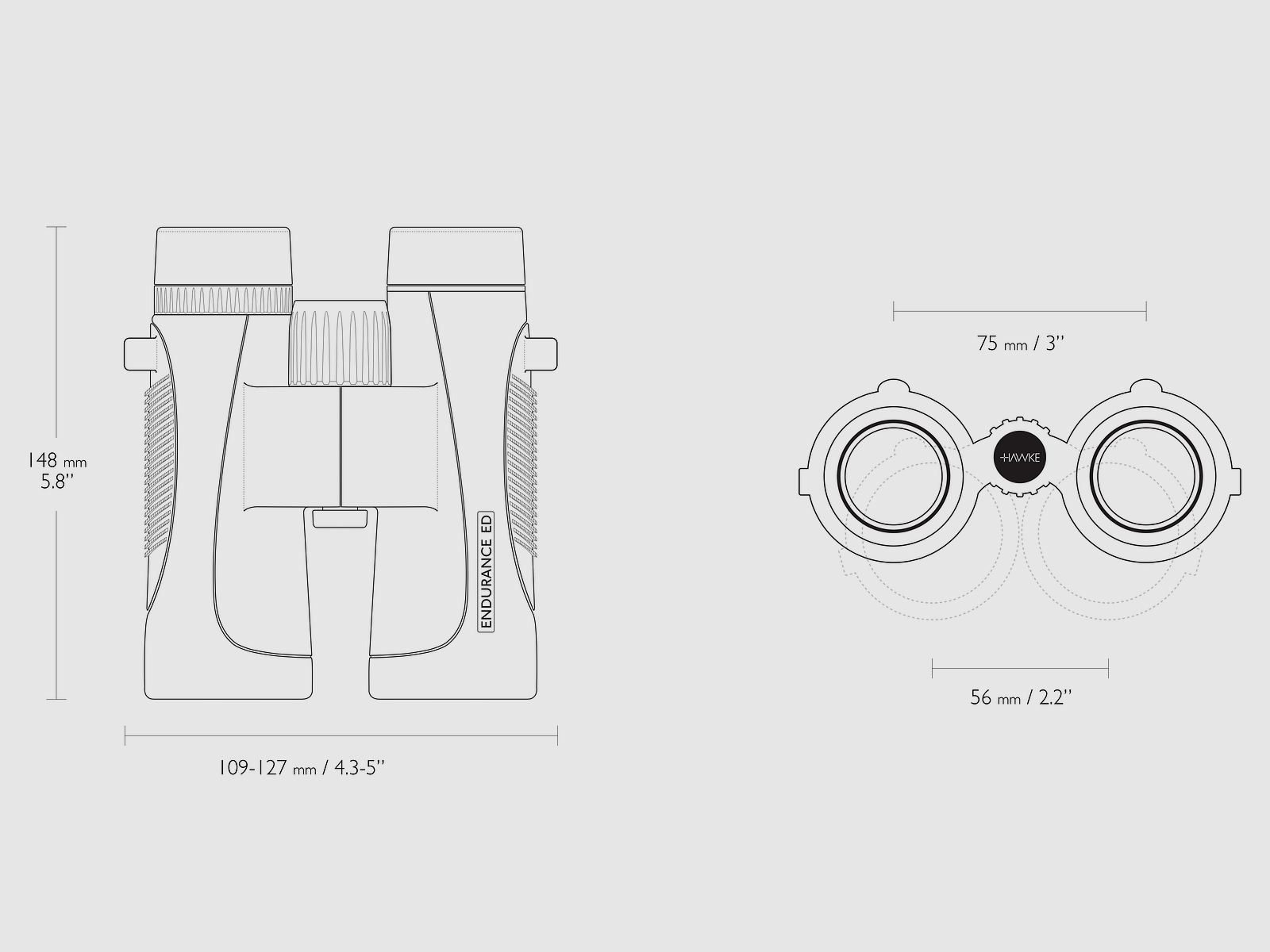 Hawke 36207 ENDURANCE ED 10x42 VETRO VERDE