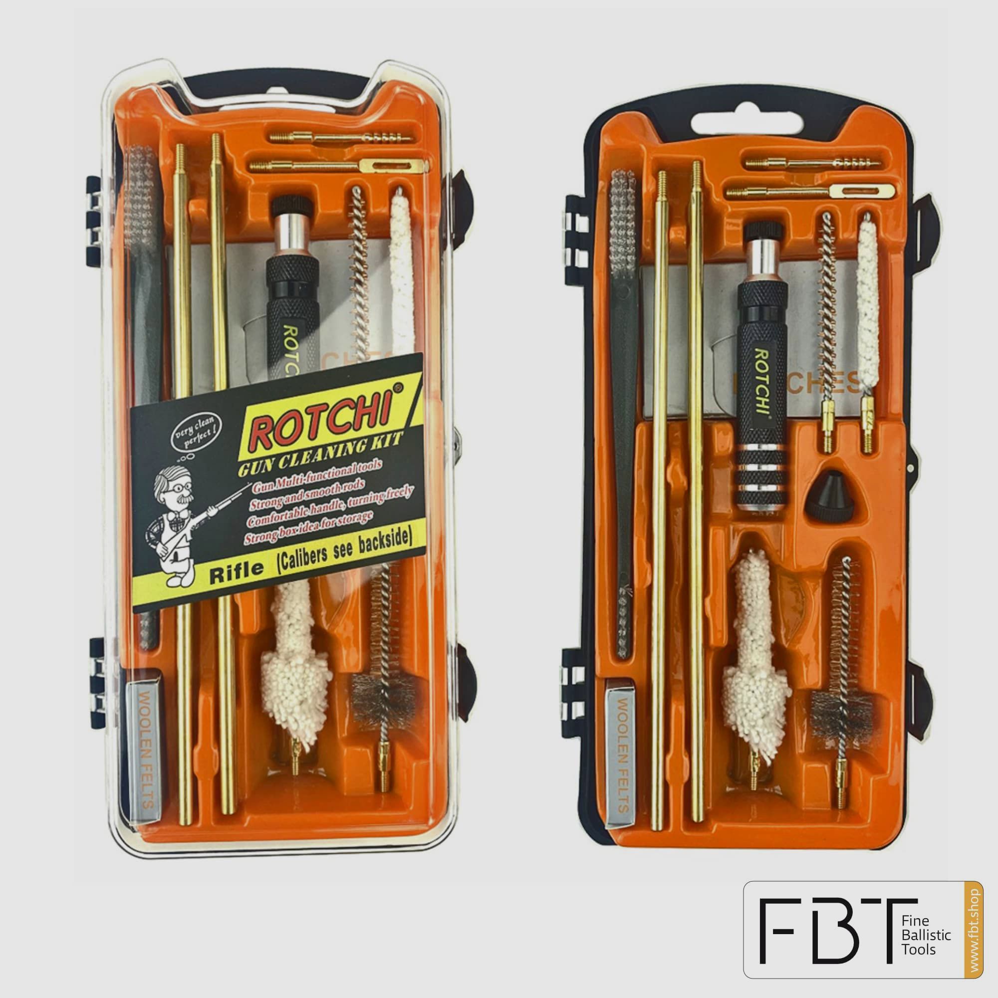 Rotchi Reinigungsset Langwaffe | Kaliber .30 / 7,62 mm